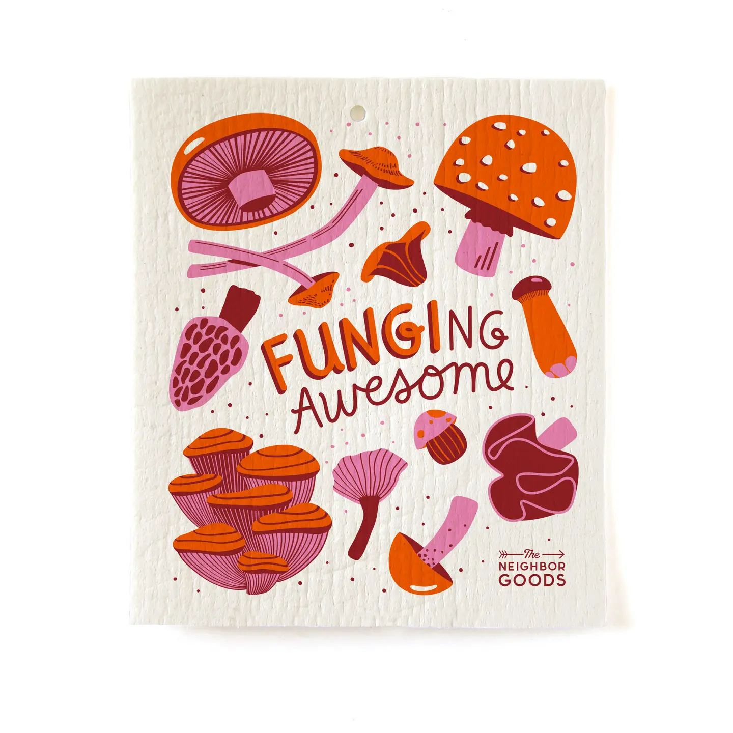 Fungi-ng Awesome Mushroom Sponge Cloth