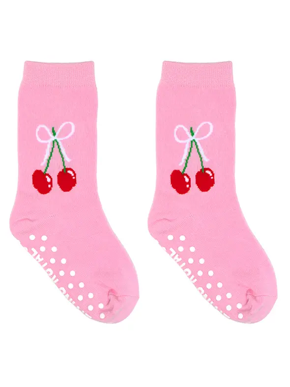 Kids 3D Packaged Crew Socks - Cherries