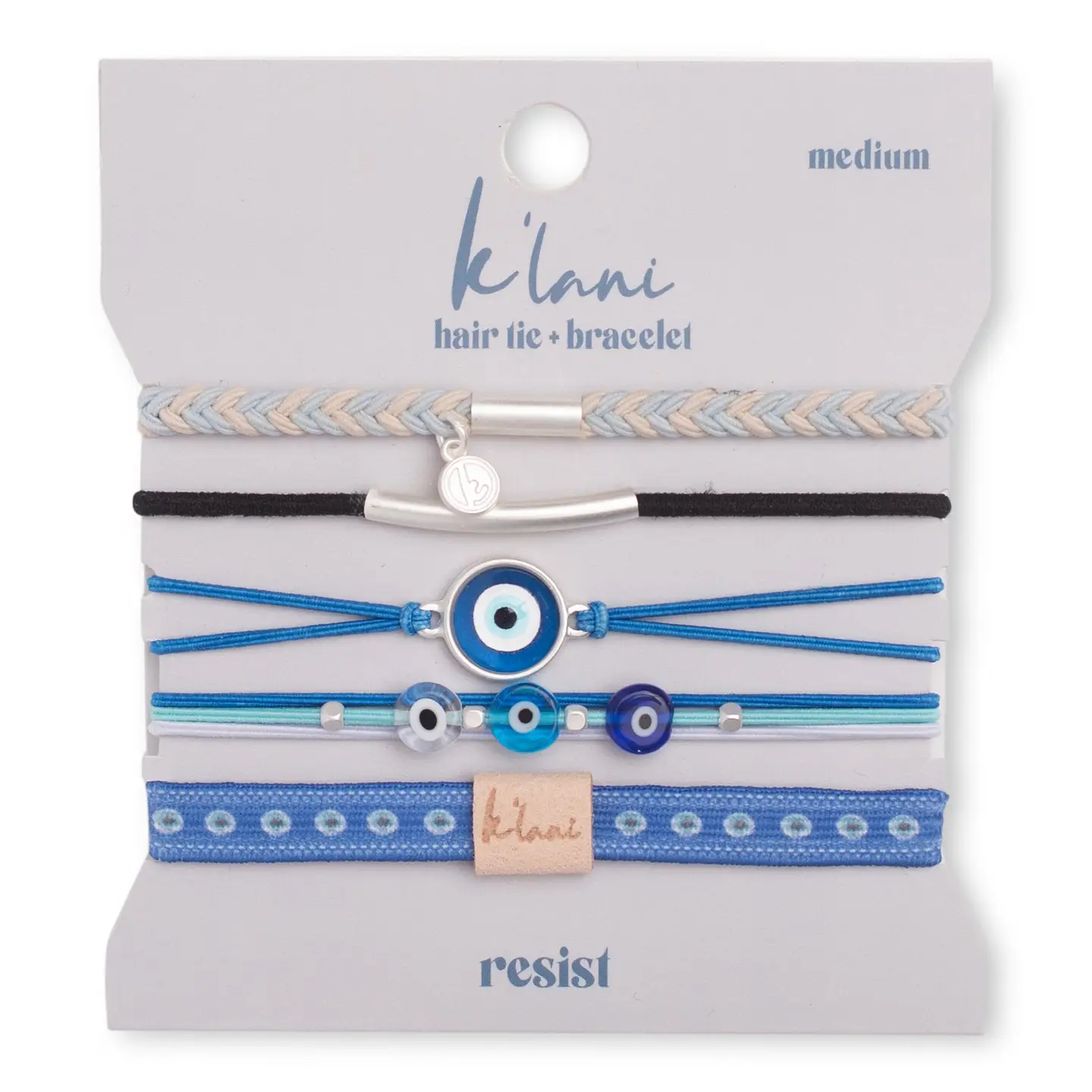 Resist Hair Tie Bracelet Set
