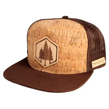 Uphill Designs Pine Tree Inlay Hat