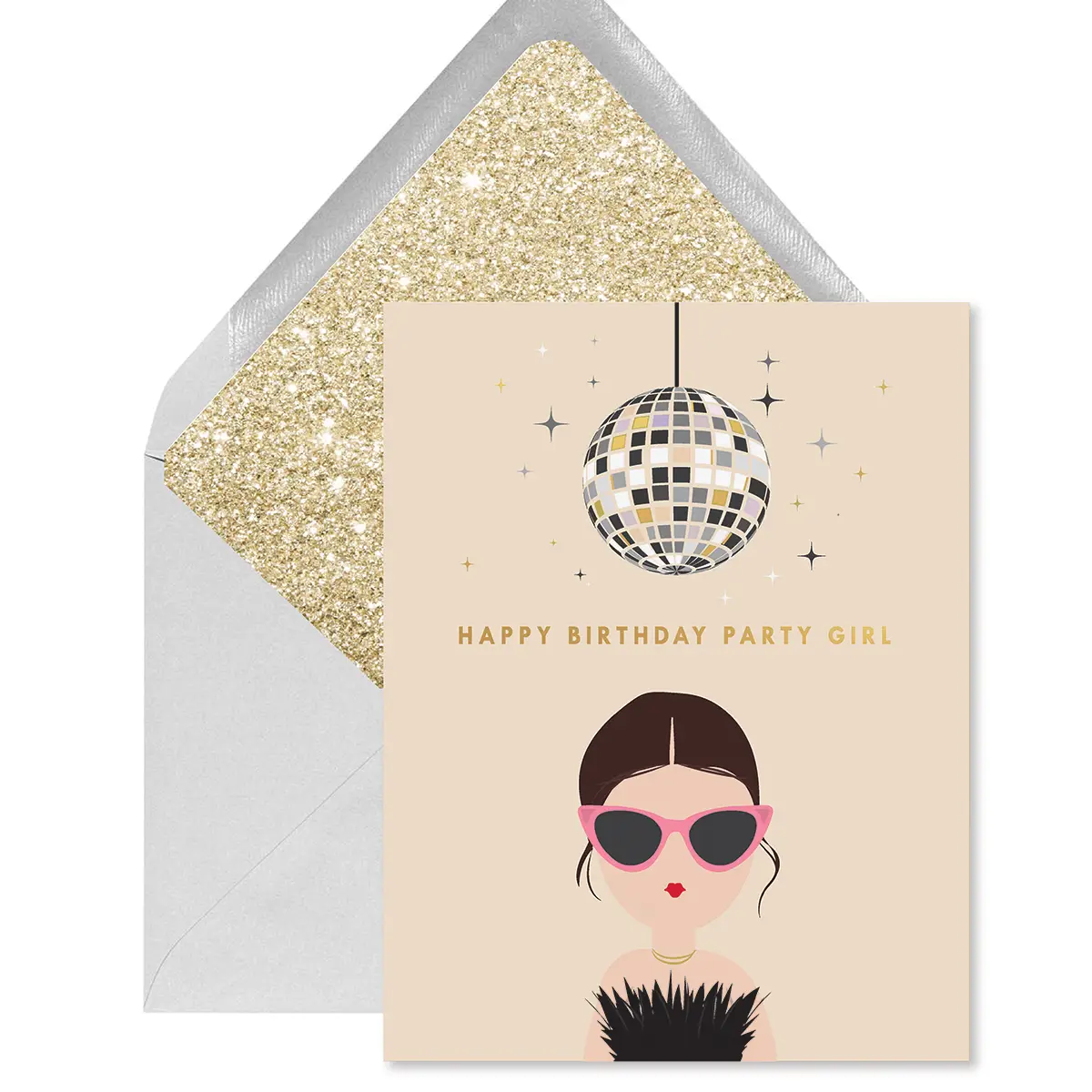 Party Girl Birthday Card