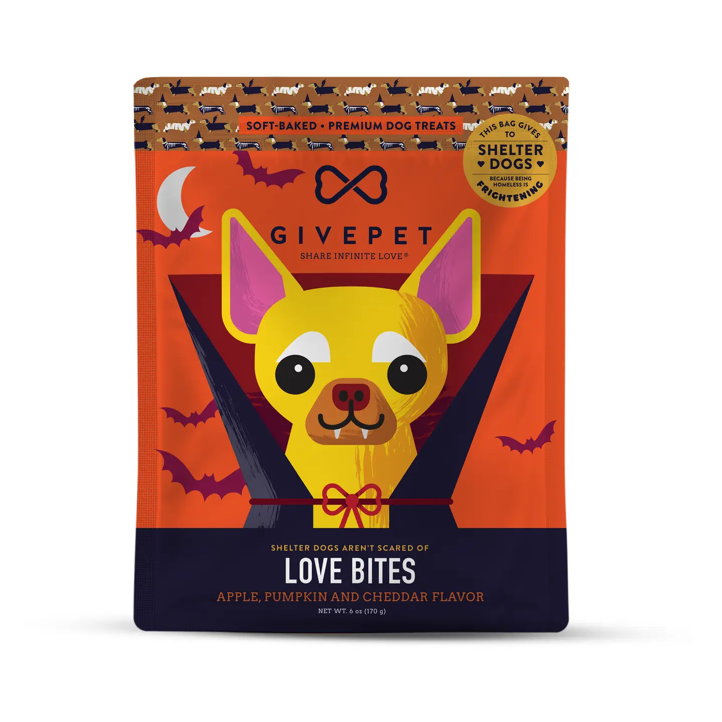 Love Bites  - Apple, Pumpkin, Cheddar Dog Treats