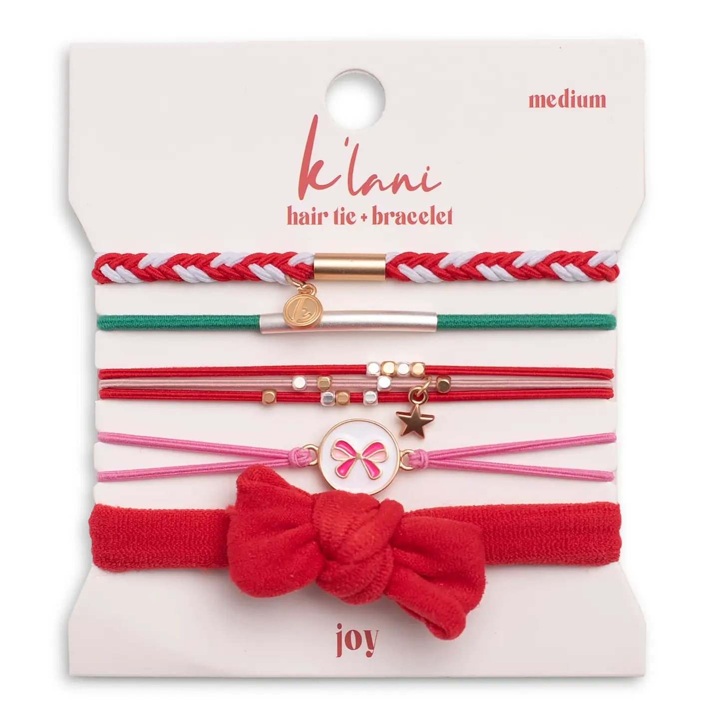 Joy Hair Tie Bracelet Set