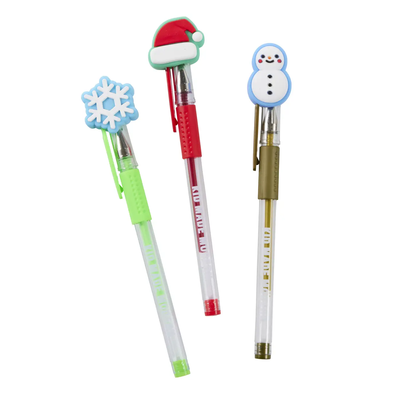 Snow Flake Pen, Santa Hat Pen, Snowman Pen