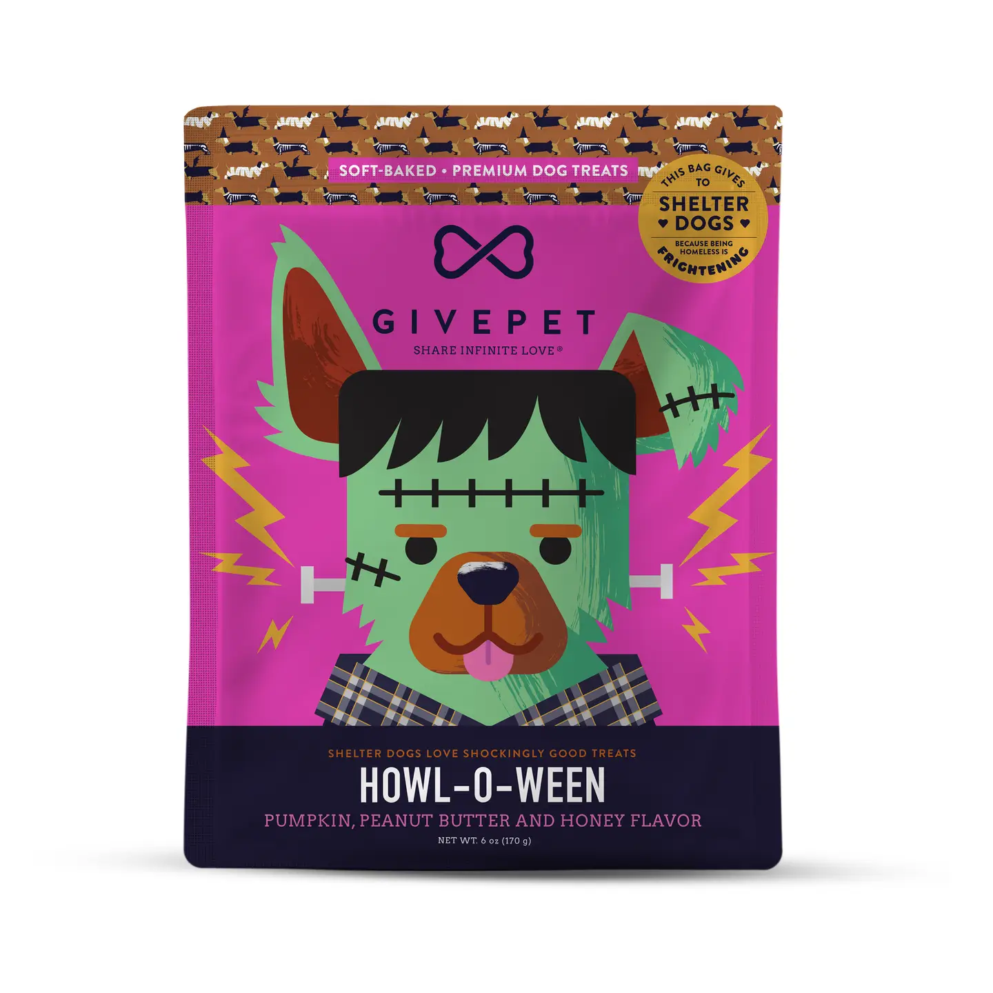 Howl-O-Ween - Pumpkin, Peanut Butter and Honey Dog Treats