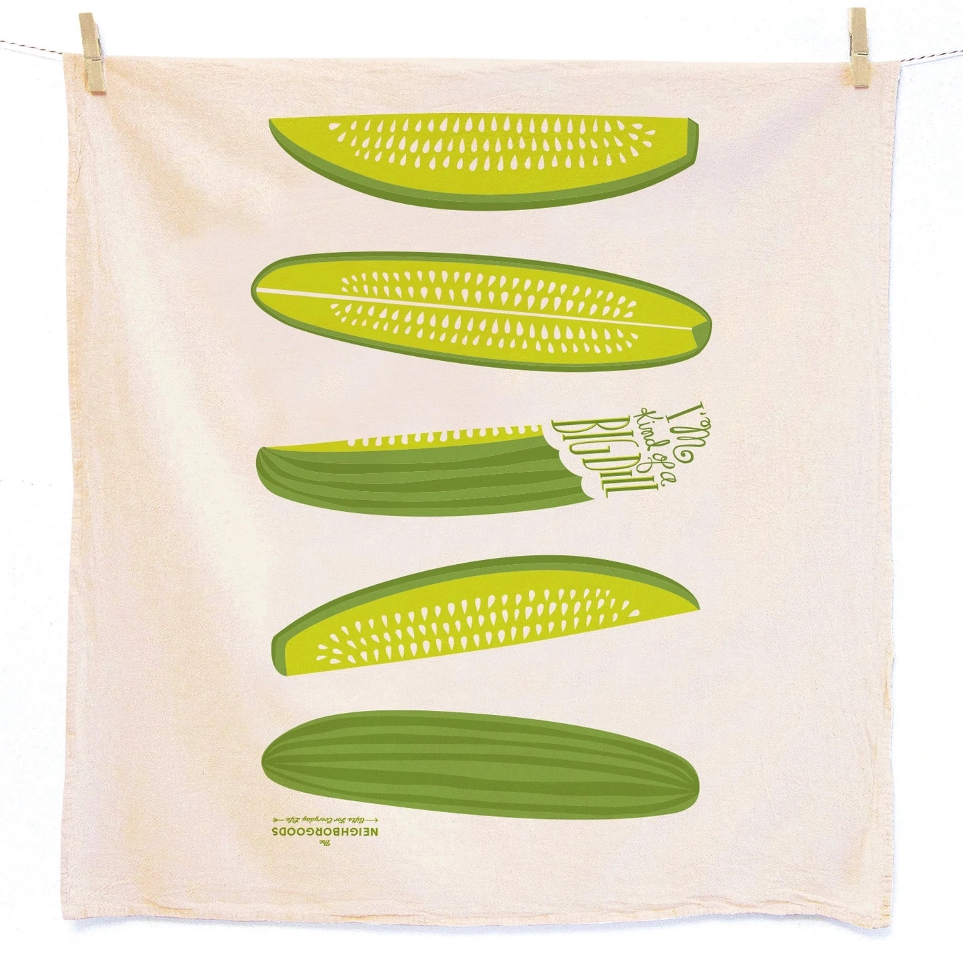 Big Dill Pickle and Dill - Tea Towel Set of 2