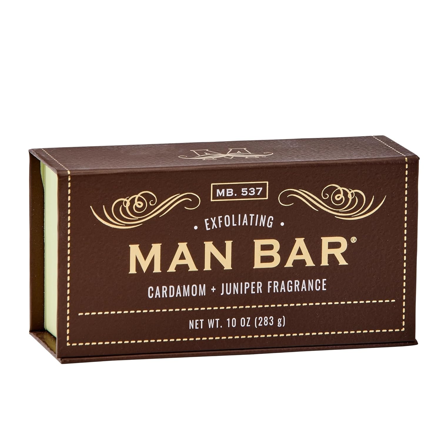 Exfoliating Man Bar - Cardamom and Juniper Bar Soap