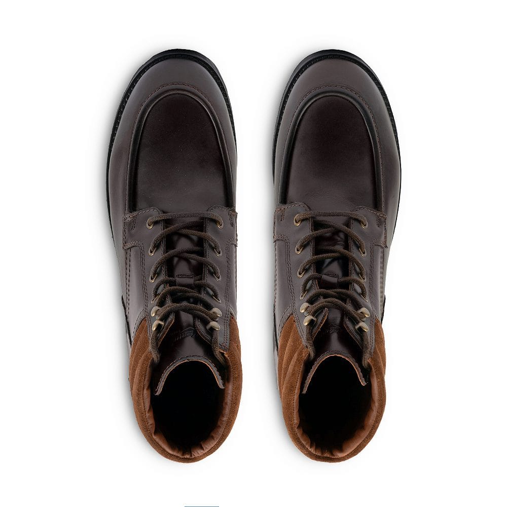 Milwaukee Boot Co. Burnham Waterproof Mac Toe Boot - Coffee