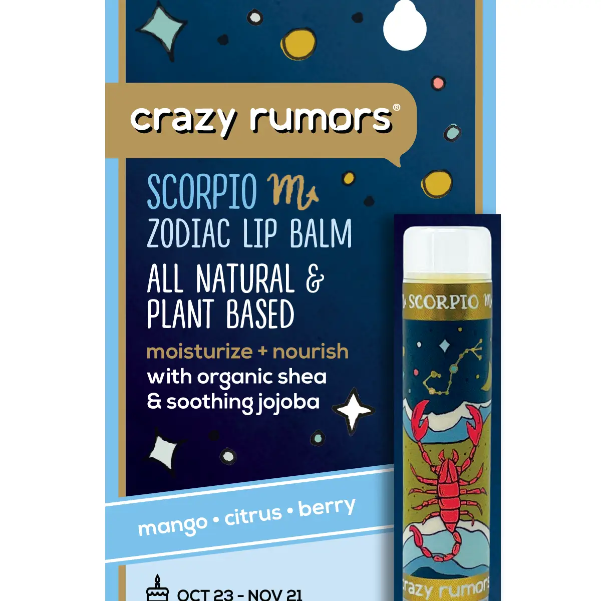 Scorpio Zodiac Lip Balm