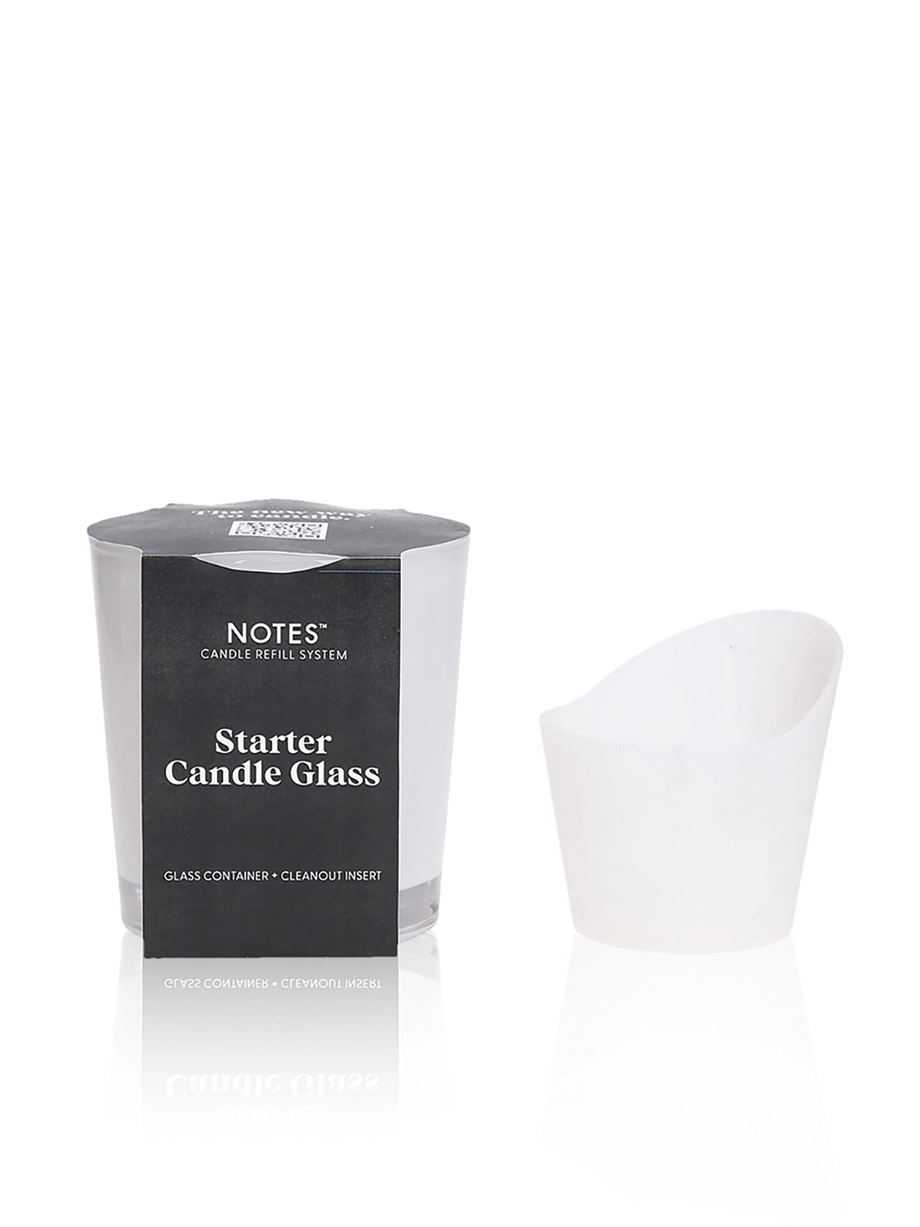 Notes Sustainable Candle Glass Starter Kit