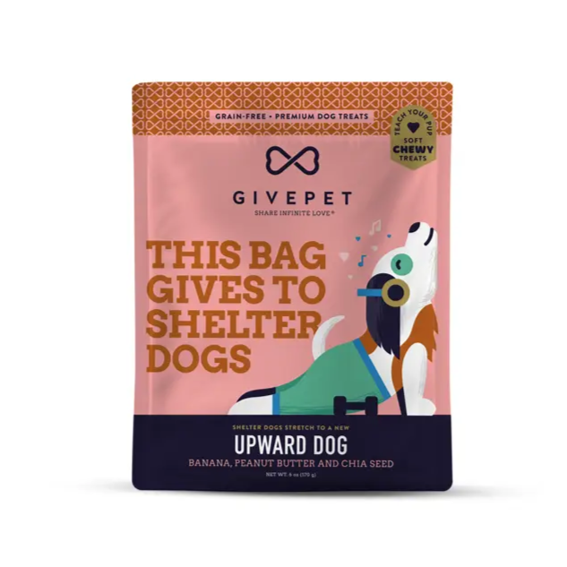 Upward Dog Banana, Peanut Butter and Chia Sea Flavor Dog Treats