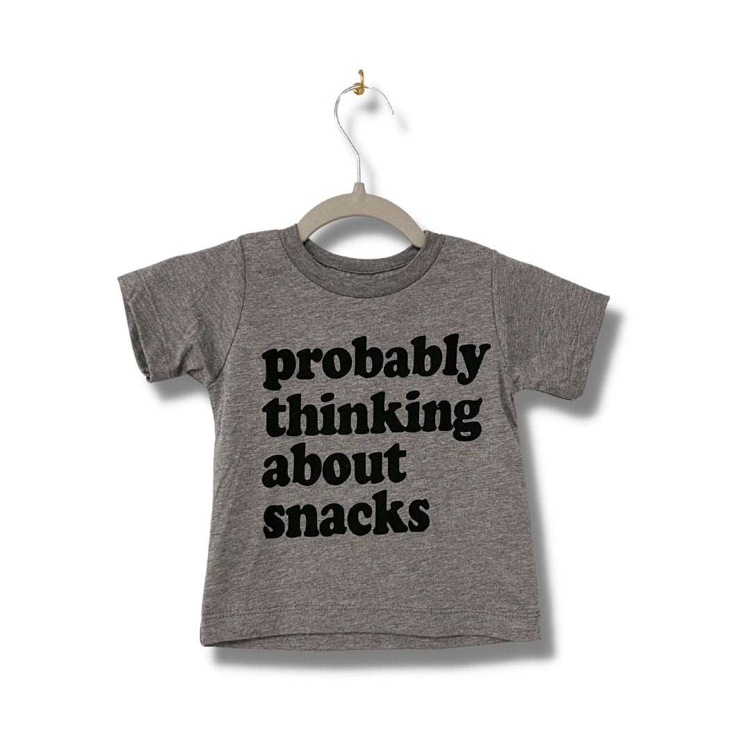 Probably Thinking About Snacks Toddler Tee