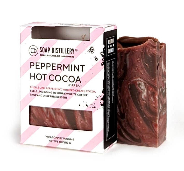 The Soap Distillery Peppermint Hot Cocoa Bar Soap