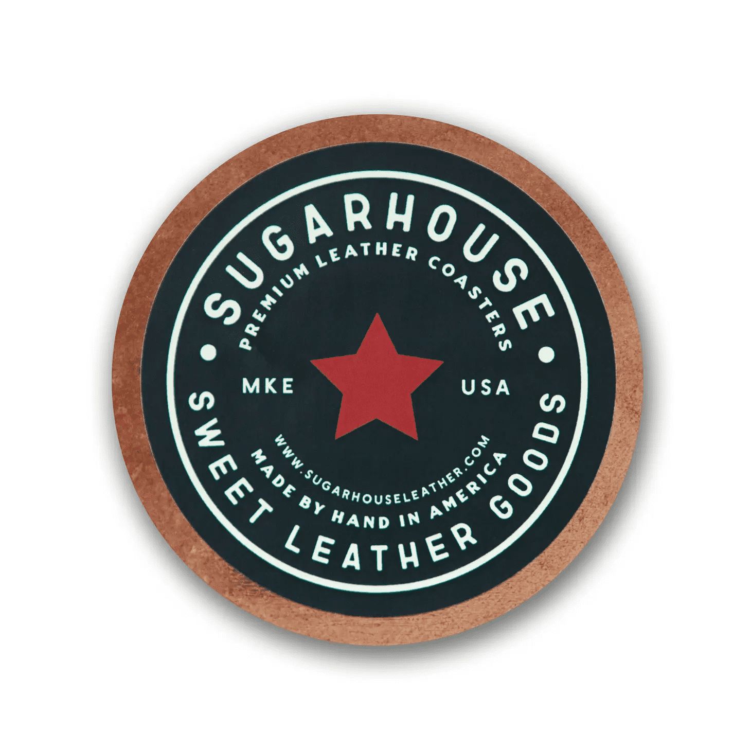 Sugarhouse Leather Coasters