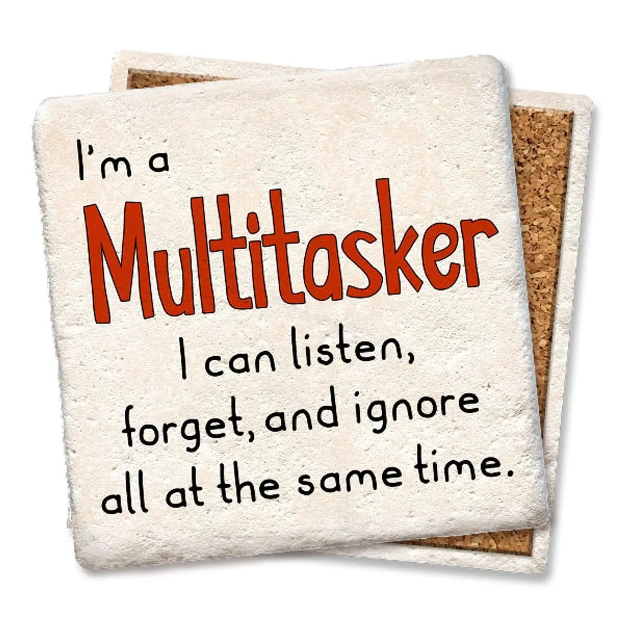 Multitasker Funny Coaster