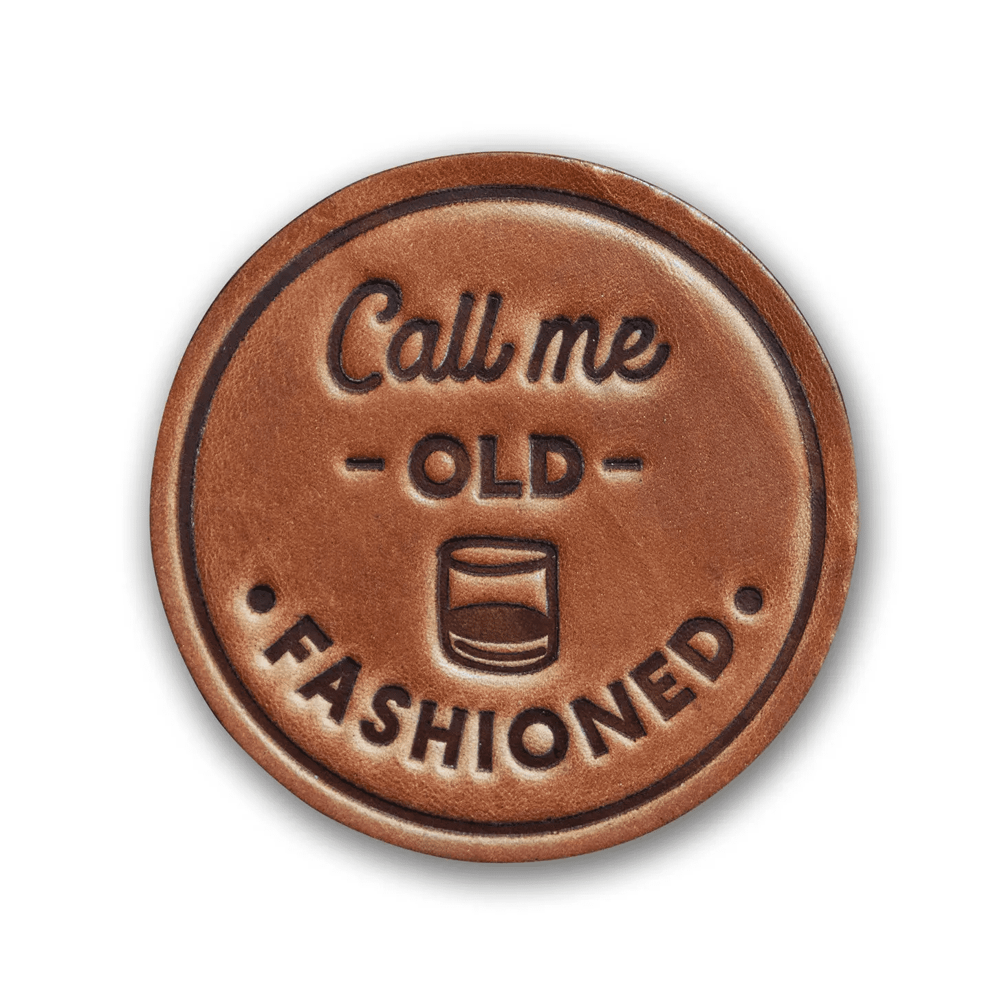 Sugarhouse Leather Coasters Call Me Old Fashioned