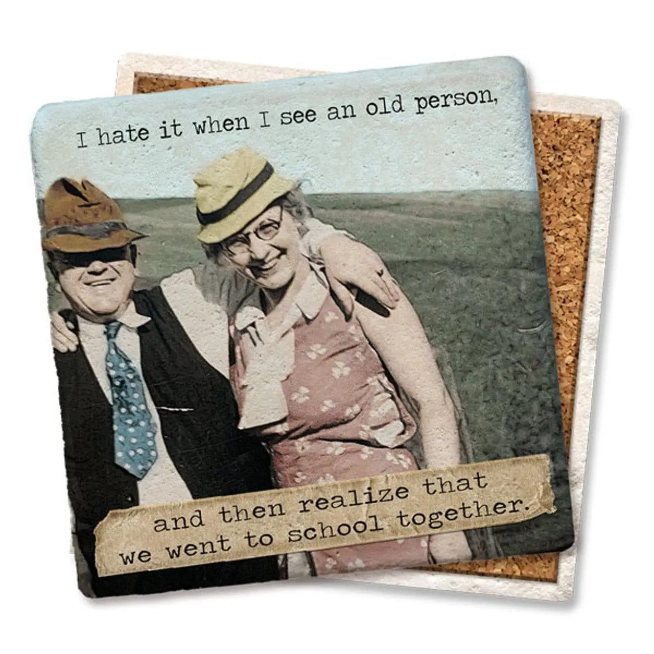 Old People Funny Coaster