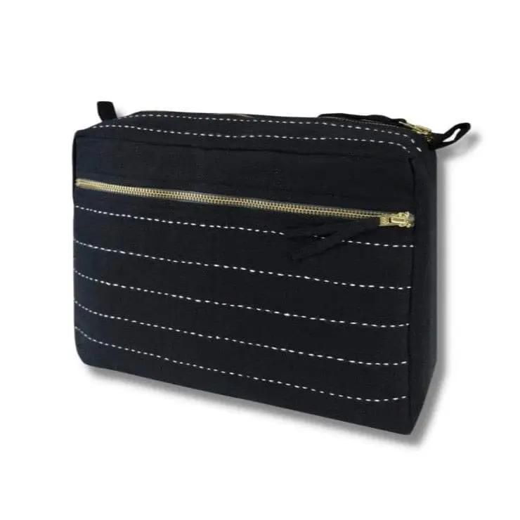 Anchal Pin Stitch Bag Charcoal