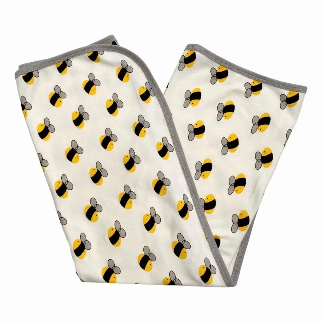 Bee Organic Baby Swaddle Blanket